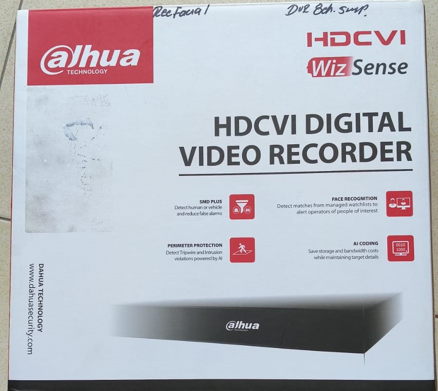 Dahua Dvr De 8 Canales 5mp Lite Con Wizsense Con Ia Dh-xvr5108hs-i3 + 8 Canales Hdcvi Y 4 Ch Ip 1 Canal De Reconocimiento Facial Smd Plus + 1 Canal De Protección Perimetral Y 1 Bahía Hdd