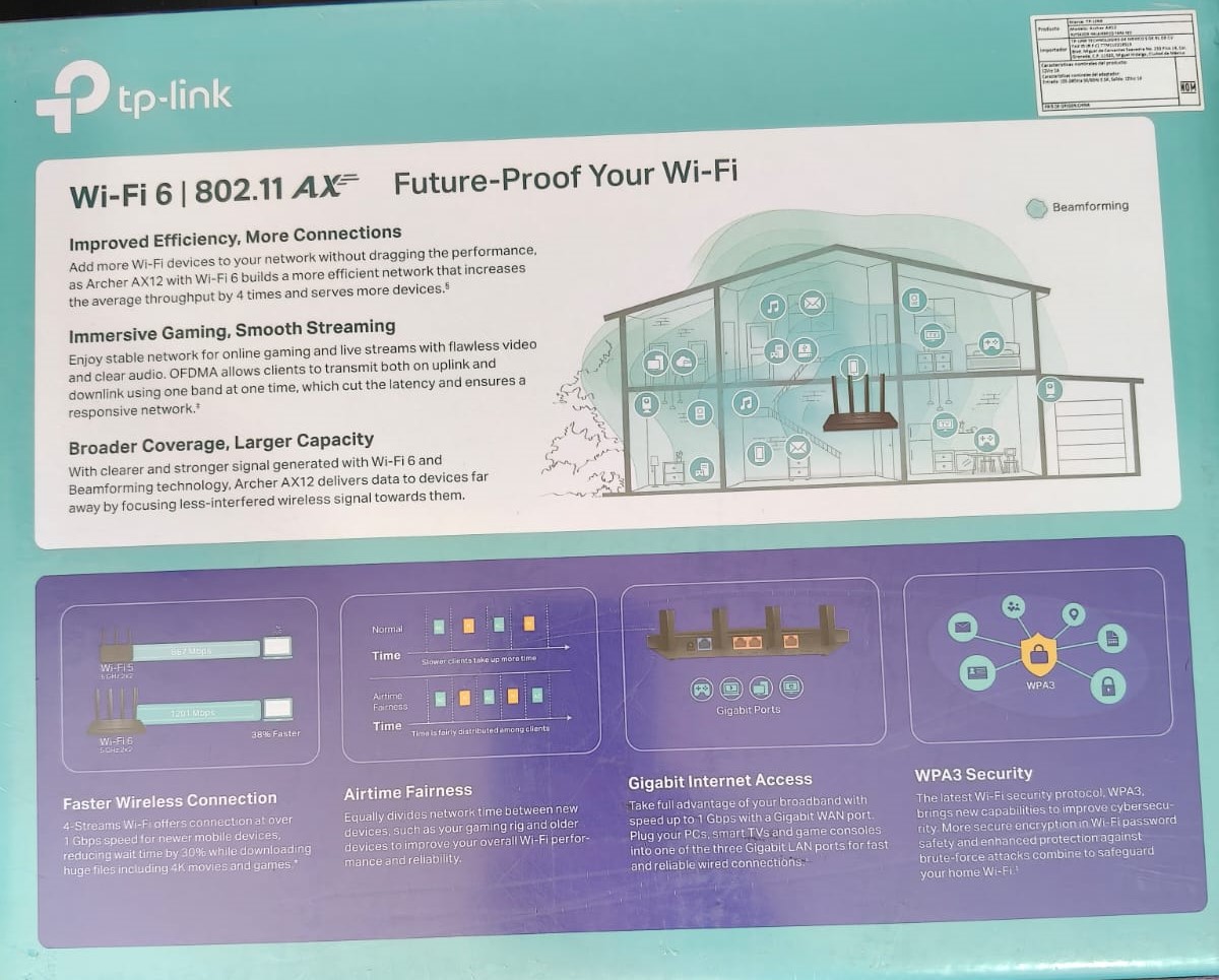 Wi-Fi 6 Router Tp-Link
